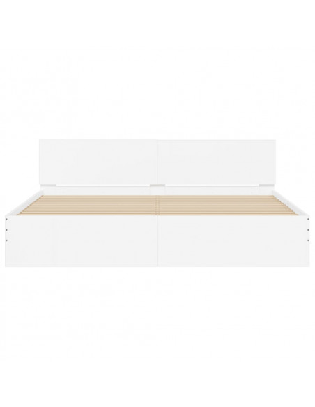 Giroletto con Testiera Bianco 200x200 cm