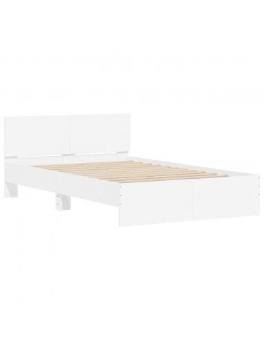 Giroletto con Testiera Bianco 135x190 cm