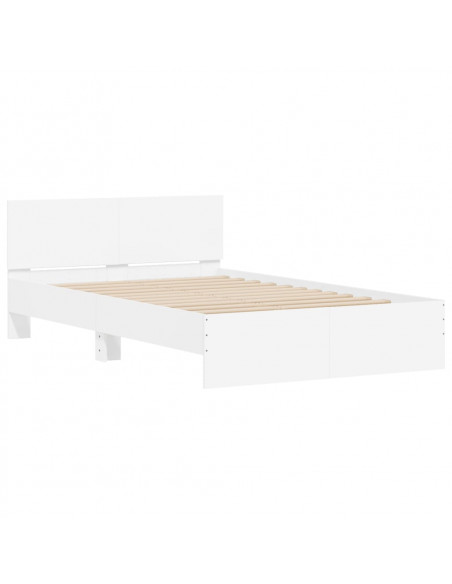 Giroletto con Testiera Bianco 135x190 cm