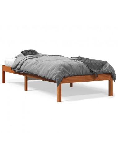 Giroletto Marrone Cera 75x190 cm in Legno Massello di Pino