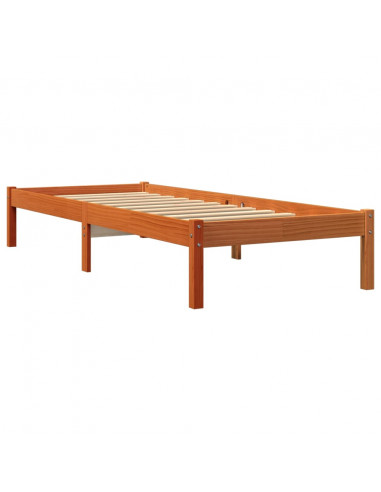 Giroletto Marrone Cera 75x190 cm in Legno Massello di Pino