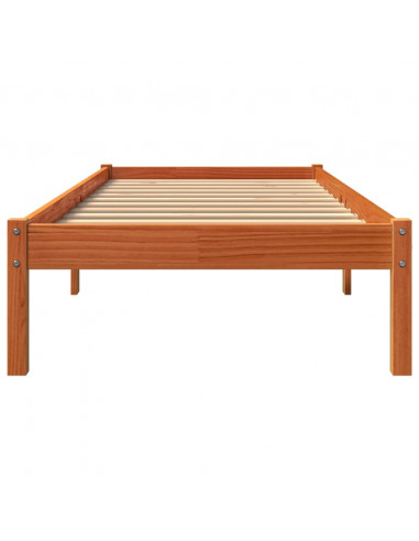 Giroletto Marrone Cera 75x190 cm in Legno Massello di Pino