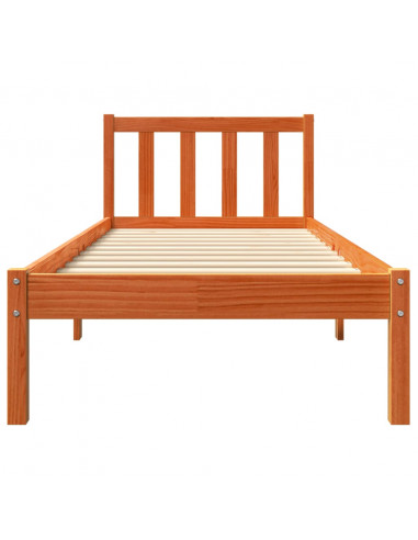 Giroletto Marrone Cera 100x200 cm in Legno Massello di Pino