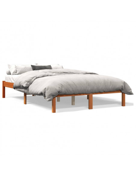 Giroletto Marrone Cera 140x190 cm in Legno Massello di Pino