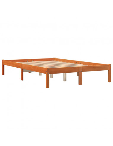 Giroletto Marrone Cera 140x190 cm in Legno Massello di Pino