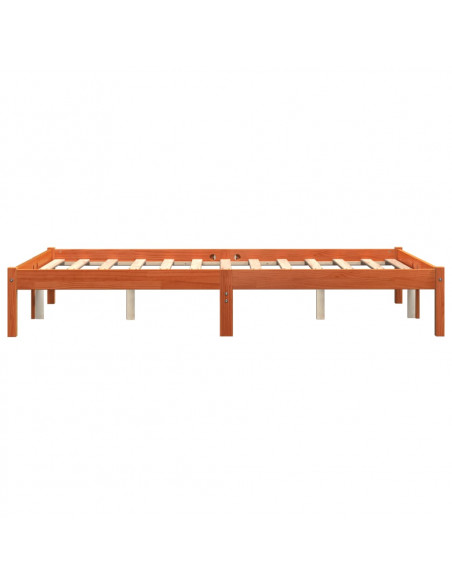 Giroletto Marrone Cera 140x190 cm in Legno Massello di Pino