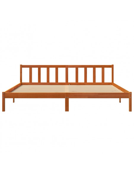 Giroletto Marrone Cera 200x200 cm in Legno Massello di Pino