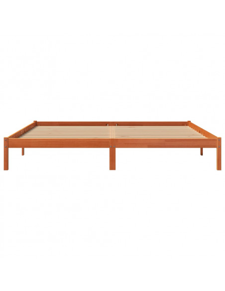 Giroletto Marrone Cera 180x200 cm in Legno Massello di Pino