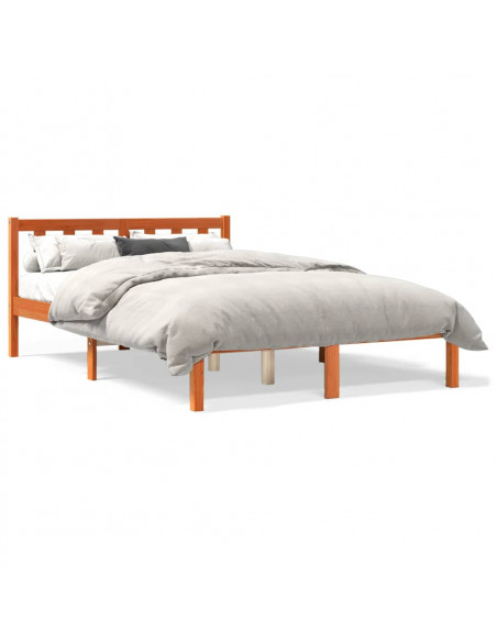 Giroletto Marrone Cera 140x190 cm in Legno Massello di Pino