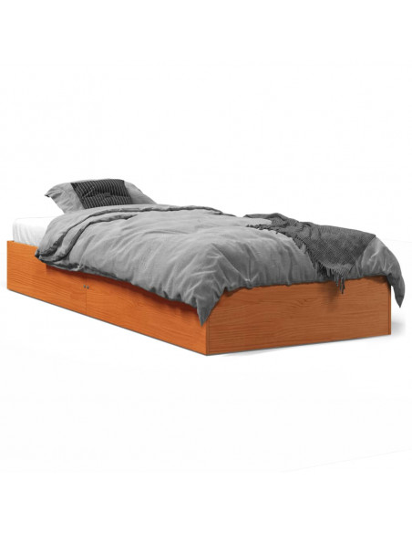 Giroletto Marrone Cera 75x190 cm in Legno Massello di Pino