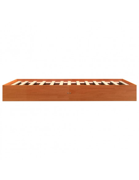 Giroletto Marrone Cera 75x190 cm in Legno Massello di Pino