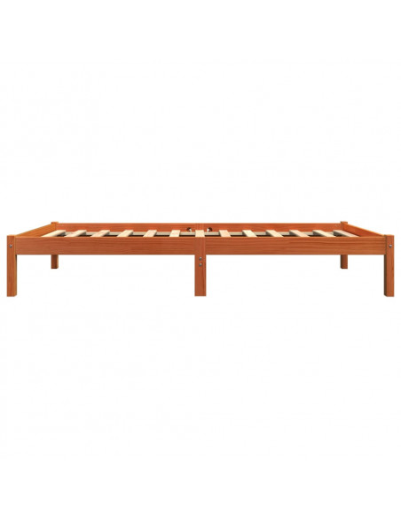 Giroletto Marrone Cera 90x200 cm in Legno Massello di Pino