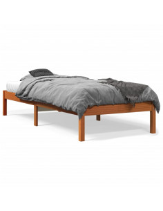 Giroletto Marrone Cera 90x190 cm in Legno Massello di Pino 2