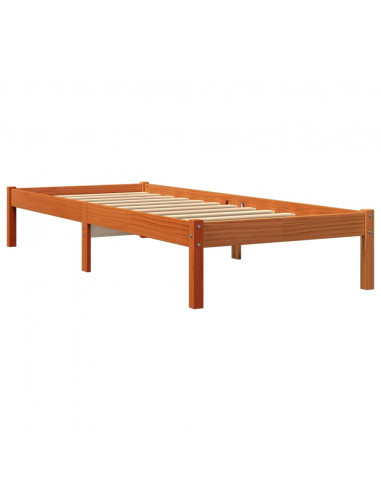 Giroletto Marrone Cera 90x190 cm in Legno Massello di Pino