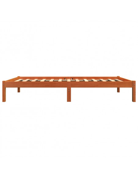 Giroletto Marrone Cera 90x190 cm in Legno Massello di Pino