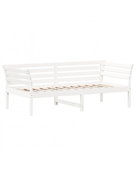 Dormeuse Bianca 75x190 cm in Legno Massello di Pino