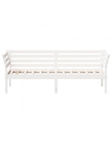 Dormeuse Bianca 75x190 cm in Legno Massello di Pino