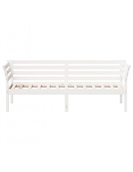 Dormeuse Bianca 75x190 cm in Legno Massello di Pino