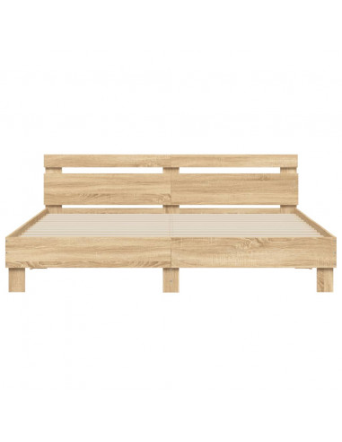 Giroletto Testiera Rovere Sonoma 180x200 cm Legno Multistrato