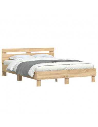 Giroletto Testiera Rovere Sonoma 150x200 cm Legno Multistrato