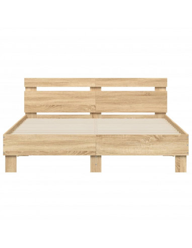 Giroletto Testiera Rovere Sonoma 150x200 cm Legno Multistrato