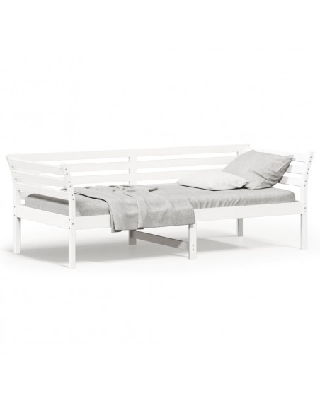 Dormeuse Bianca 80x200 cm in Legno Massello di Pino