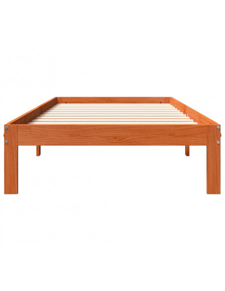 Giroletto Marrone Cera 90x190 cm in Legno Massello di Pino