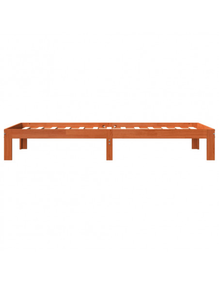 Giroletto Marrone Cera 90x190 cm in Legno Massello di Pino