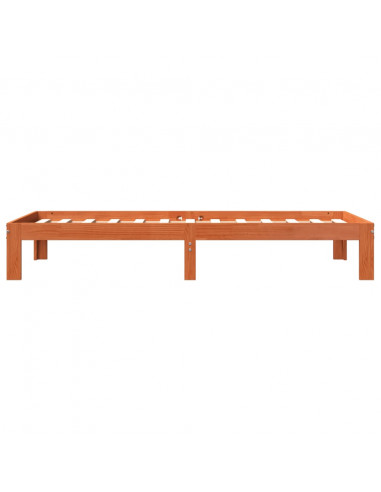 Giroletto Marrone Cera 90x200 cm in Legno Massello di Pino