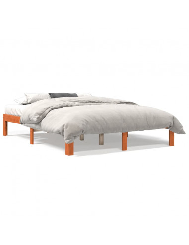 Giroletto Marrone Cera 140x190 cm in Legno Massello di Pino