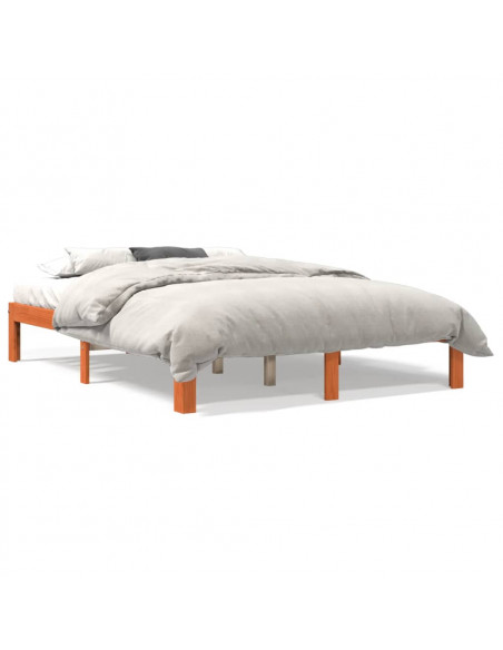 Giroletto Marrone Cera 120x190 cm in Legno Massello di Pino