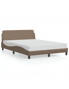 Giroletto con Testiera Cappuccino 140x200 cm in Similpelle 2