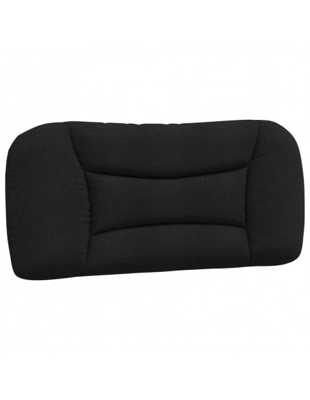 Giroletto con Luci LED Nero 90x200 cm in Tessuto