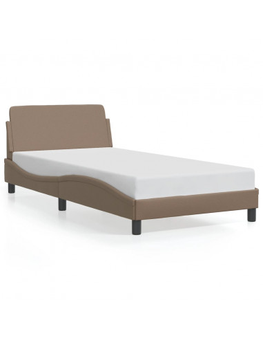 Giroletto con Testiera Cappuccino 100x200 cm in Similpelle