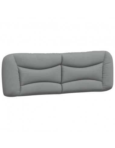 Giroletto con Luci LED Grigio Chiaro 160x200 cm in Tessuto