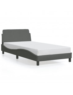 Giroletto con Testiera Grigio Scuro in Tessuto 2