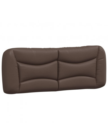 Giroletto con Luci LED Marrone 120x200 cm in Similpelle