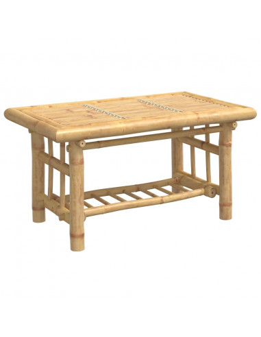 Tavolino da Salotto 70x45x36 cm in Bambù