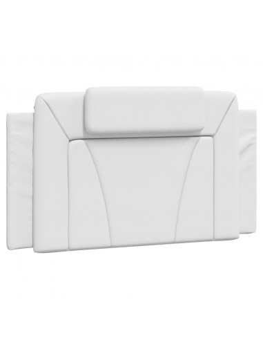 Letto con Materasso Bianco 100x200 cm in Similpelle