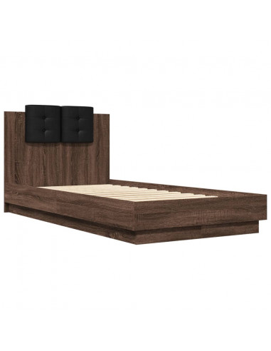 Giroletto Testiera Rovere Marrone 75x190 cm Legno Multistrato