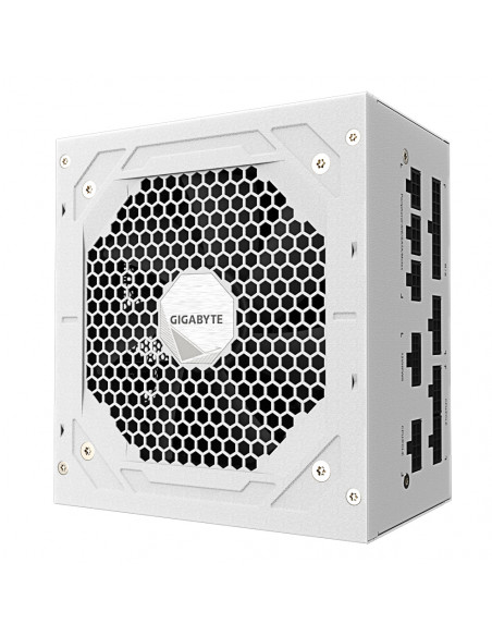 GIGABYTE UD850GM PG5W Alimentatore - PCIe 5.0, 80 PLUS Gold, Design completamente modulare, Ventola da 120 mm, Compatibile con A