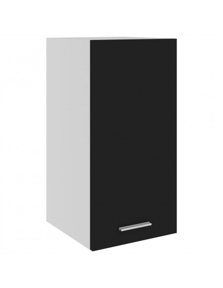 Mobile Pensile Nero 29,5x31x60 cm in Legno Multistrato