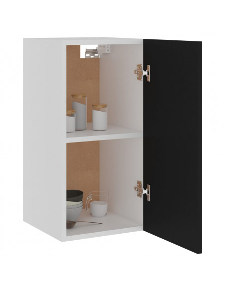 Mobile Pensile Nero 29,5x31x60 cm in Legno Multistrato