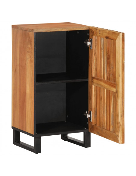 Credenza 40x34x75 cm in Legno Massello di Acacia