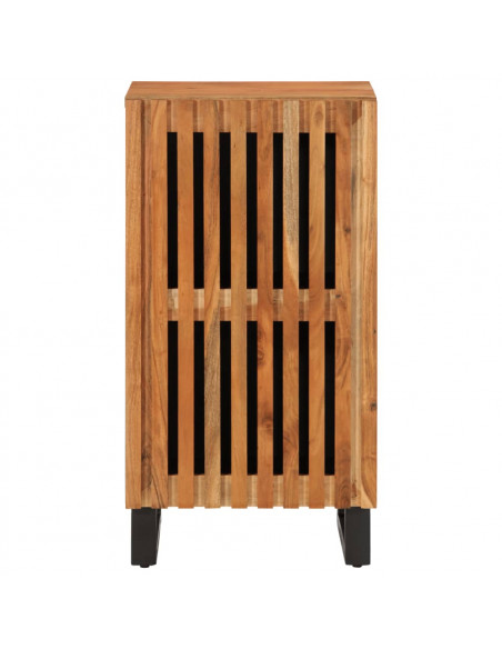 Credenza 40x34x75 cm in Legno Massello di Acacia
