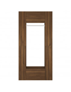 Mobili da Corridoio 2 pz Rovere Marrone in Legno Multistrato 2