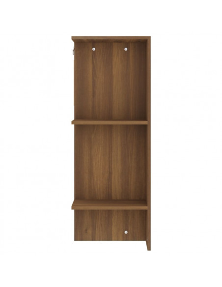 Mobili da Corridoio 2 pz Rovere Marrone in Legno Multistrato