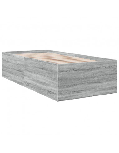 Giroletto Grigio Sonoma 90x200 cm in Legno Multistrato