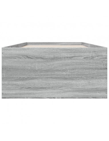 Giroletto Grigio Sonoma 90x200 cm in Legno Multistrato