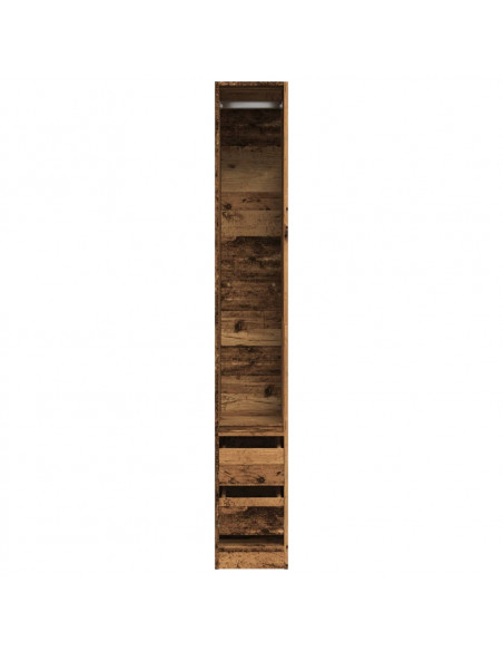 Armadio Legno Antico 30x50x200 cm in Legno Multistrato